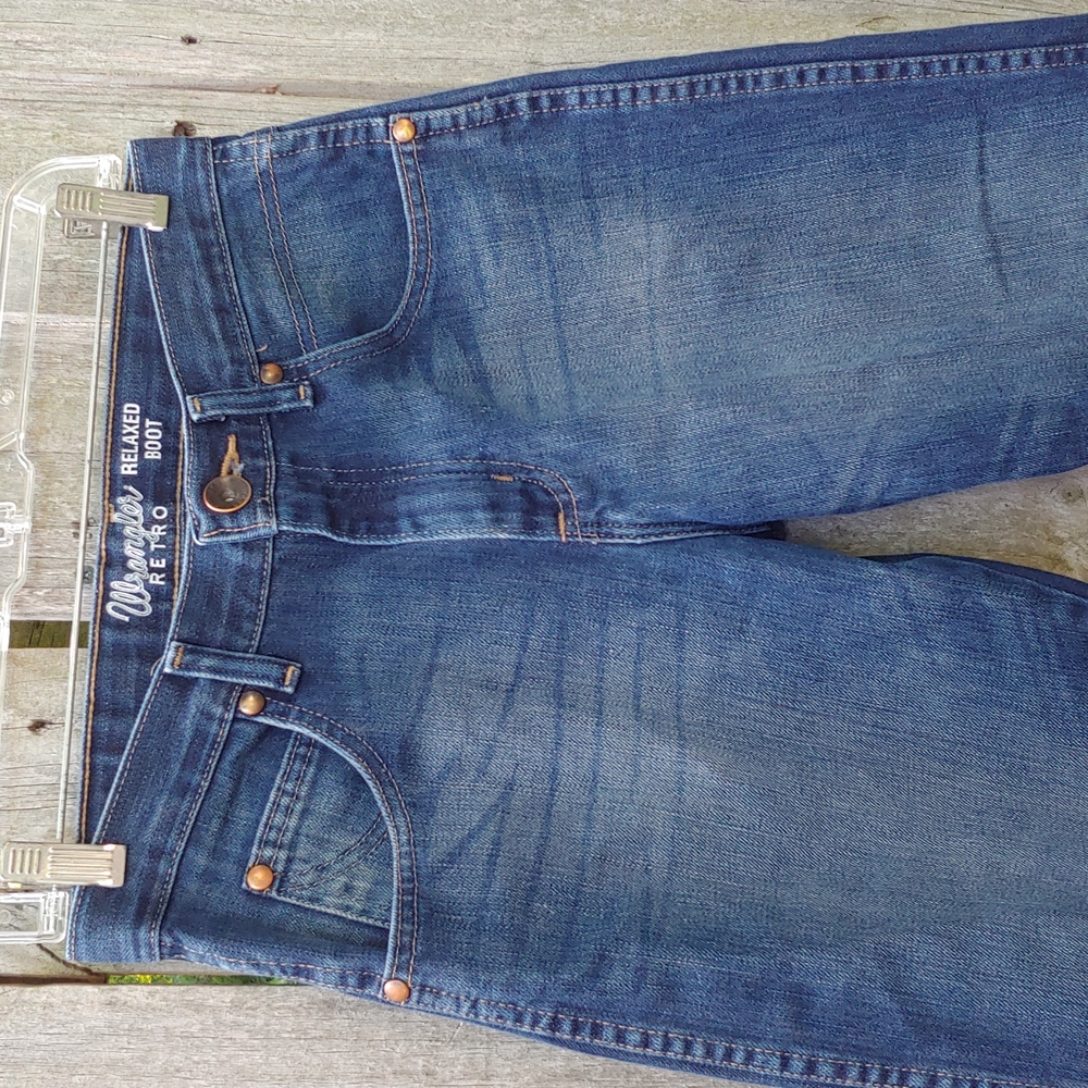 Wrangler | Retro Relaxed Boot High Rise Jeans - image 5